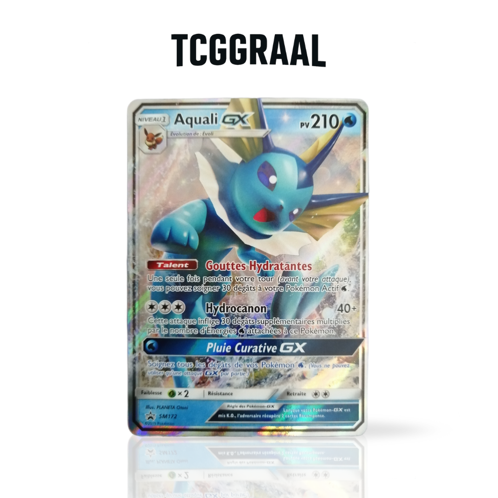 Carte Pokémon Aquali GX SM172 Carte Pokémon Aquali GX SM172
