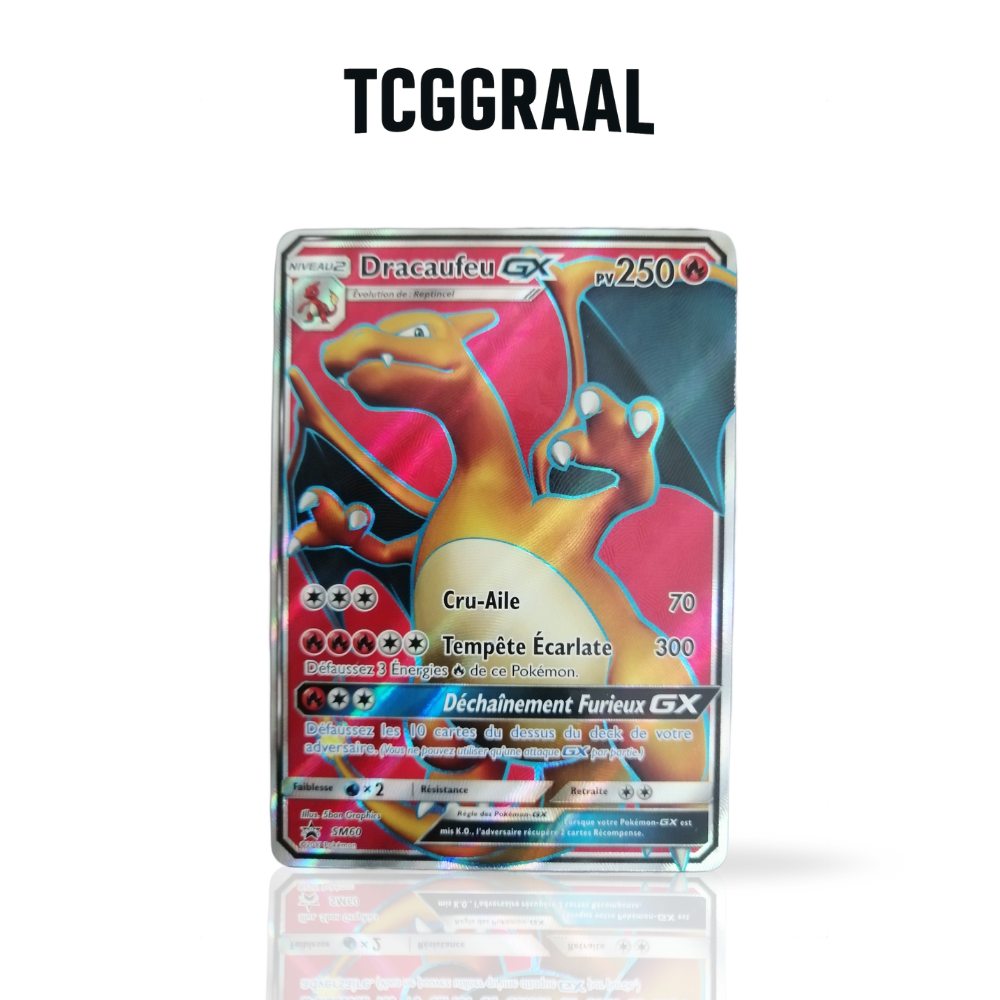 Carte Pokémon Dracaufeu GX SM60 Carte Pokémon Dracaufeu GX SM60