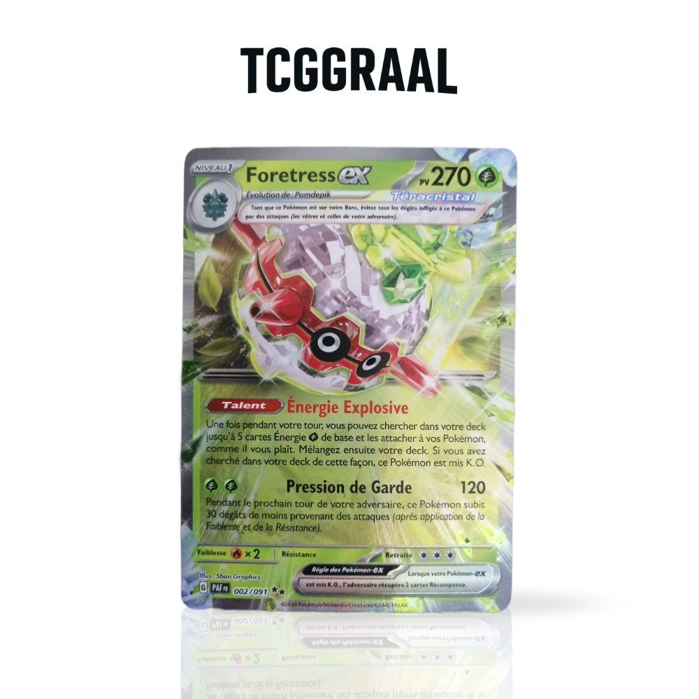 Carte Pokémon Foretress ex 002 091