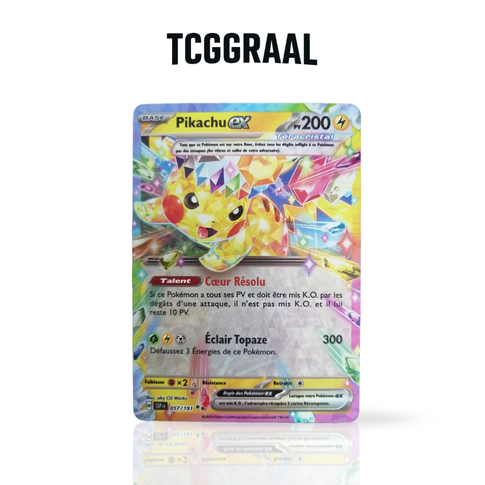 Carte Pokémon Pikachu ex 057 191