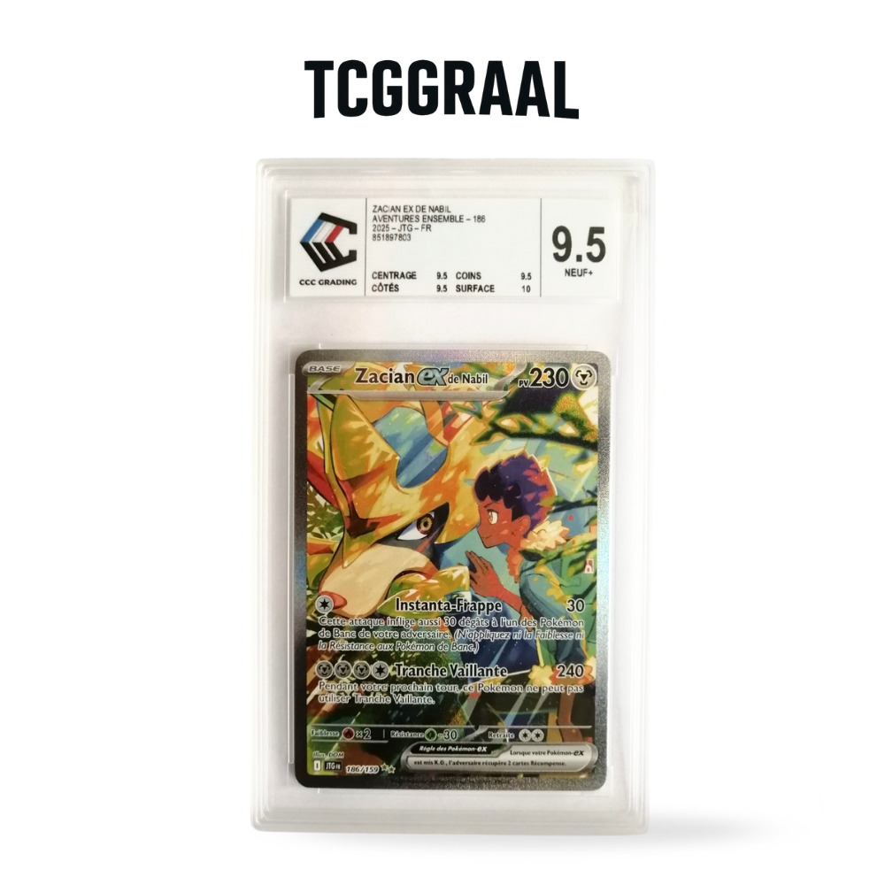Carte Pokémon Zacian ex de Nabil 186/159